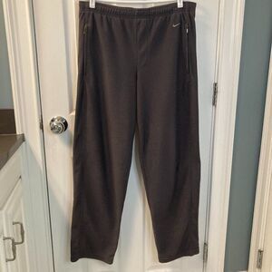 Nike Therma-Fit Fleece Athletic Sweatpants With Dual Zip Pockets Size Medium